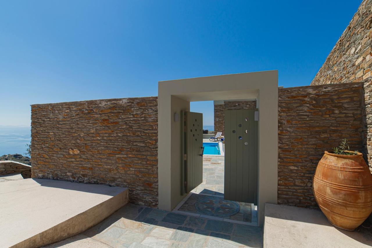Acron Andros - Luxury Villa With Private Pool Korthio Exterior photo